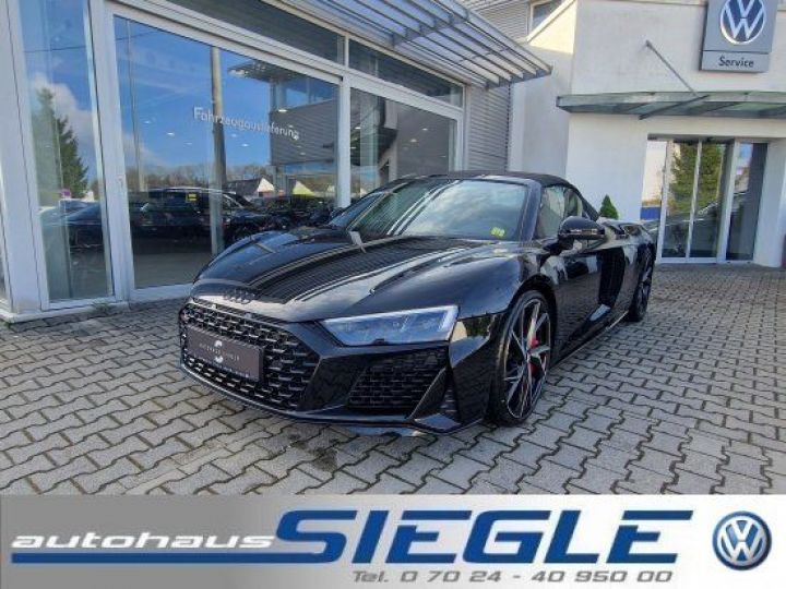 Audi R8 V10 5.2L RWD 540 Pack Full Black B&O JA 20  Garantie 12 mois Prémium Noire - 1