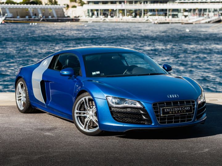 Audi R8 V10 COUPE 5.2 FSI QUATTRO 525 CV - MONACO Bleu Metal - 3