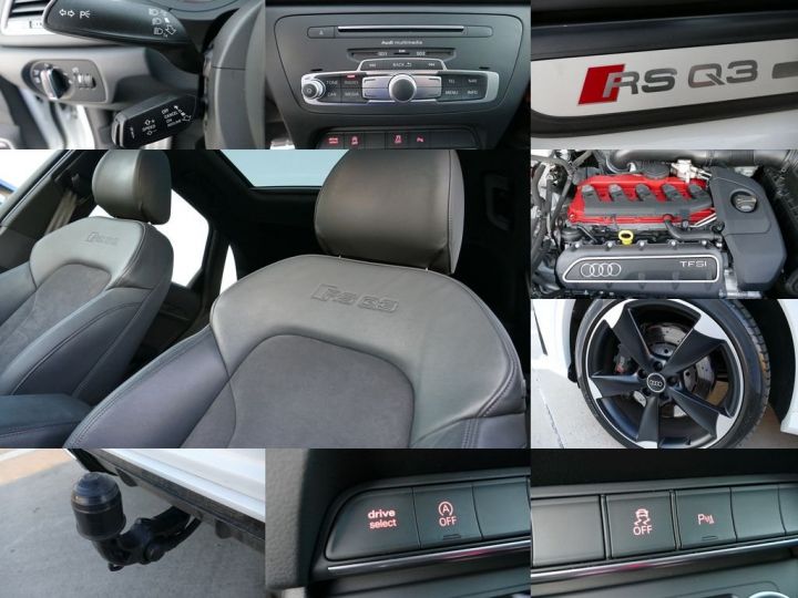 Audi RS Q3 2.5 TFSI S-Tronic Quattro / TOIT PANO – BOSE - CAMERA – ATTELAGE – 1ère Main - Garantie 12 Mois Blanc - 18