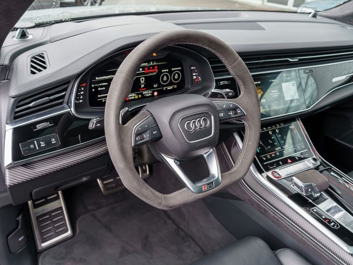 Audi RS Q8 CARBONE TOIT PANO CAMERA 360° ATTELAGE PREMIERE MAIN GARANTIE 12 MOIS GRIS DAYTONA - 9