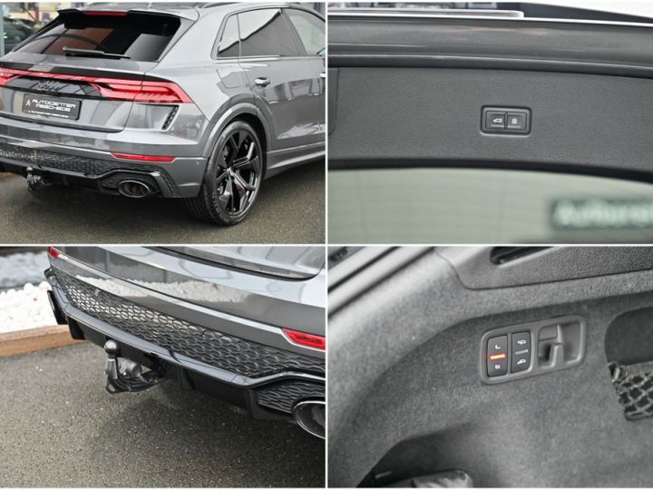 Audi RS Q8 V8 4.0 600 Dynamic+ACC HeadUp B&O JA23 1èreM TOP Garantie Audi 09/07/2024 Reconductible Grise - 13