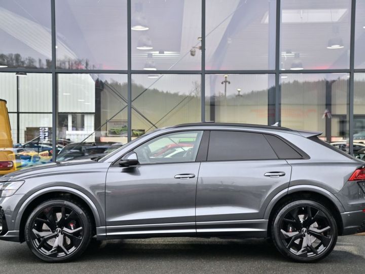 Audi RS Q8 V8 4.0 600 Dynamic+ACC HeadUp B&O JA23 1èreM TOP Garantie Audi 09/07/2024 Reconductible Grise - 14