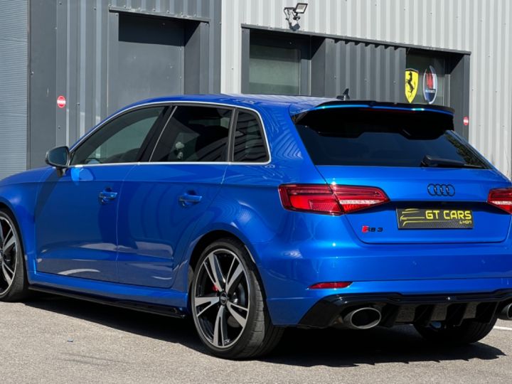 Audi RS3 Audi RS3 - LOA 554 euros par mois - peinture cristal - échappement sport - MALUS payé BLEU - 5