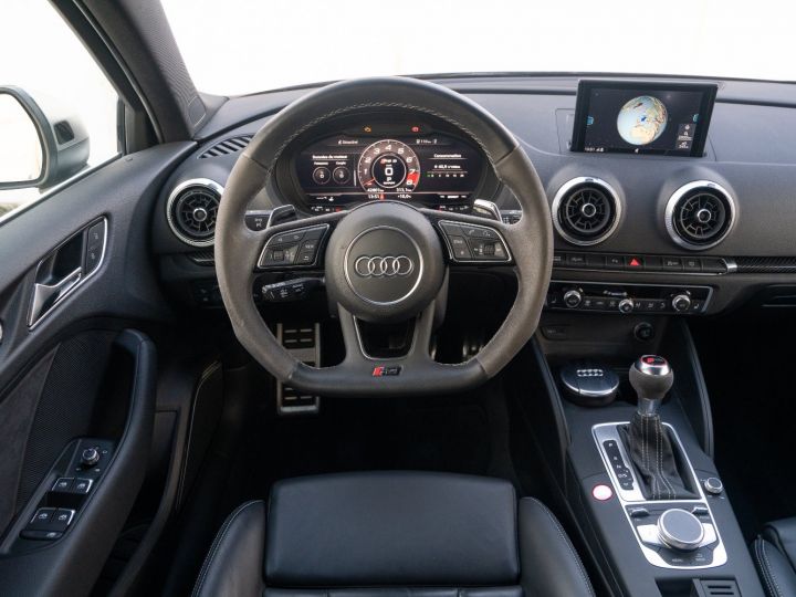 Audi RS3 Berline 2.5 TFSI 400 Ch - Toit Ouvrant, Magnetic Ride, Echap. RS, , Sièges RS, Audio B&O, Accès Sans Clé, Régul. Adaptatif, Matrix LED, ... - Révisée Noir Mythic Métallisé - 13
