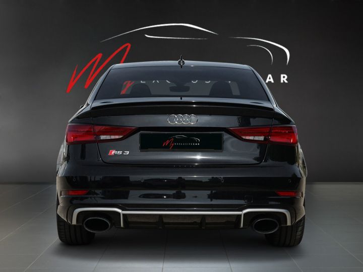 Audi RS3 Berline 2.5 TFSI 400 Ch - Toit Ouvrant, Magnetic Ride, Echap. RS, , Sièges RS, Audio B&O, Accès Sans Clé, Régul. Adaptatif, Matrix LED, ... - Révisée Noir Mythic Métallisé - 4