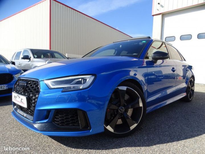 Audi RS3 BERLINE 2.5 TFSI 400CH QUATTRO S TRONIC 7 EURO6D-T Bleu - 1