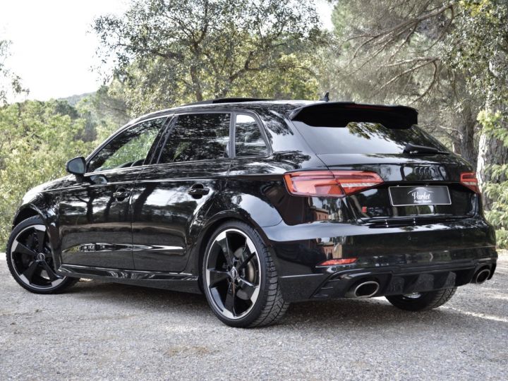 Audi RS3 MAGNIFIQUE AUDI RS3 SPORTBACK 8V2 QUATTRO 2.5 TFSI 400ch S-TRONIC + DE 18K D'OPTIONS PACK RS 280 Km/h FULL BLACK BLACK SIEGES RS 19 TOIT PANO B&O ECH Noir Metal - 14