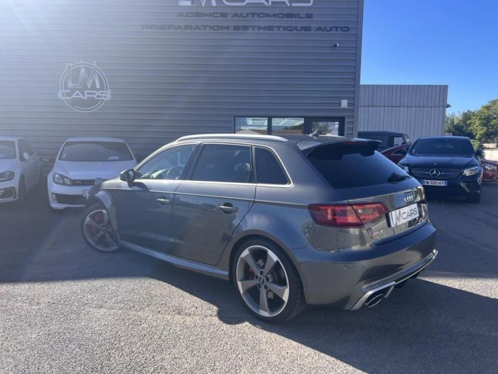 Audi RS3 SPORTBACK 8V SPORTBACK QUATTRO 2.5 TFSI 367 BV S-tronic 700e/mois GRIS FONCE - 6