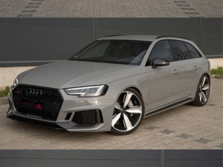 Audi RS4 2.9 TFSI 450 quattro* LED* KW* B&O* CERAMIC* Pack Dynamic 280 * Pack Carbon Rétros et Palettes * Garantie 12 mois Prémium Gris Nardo - 8