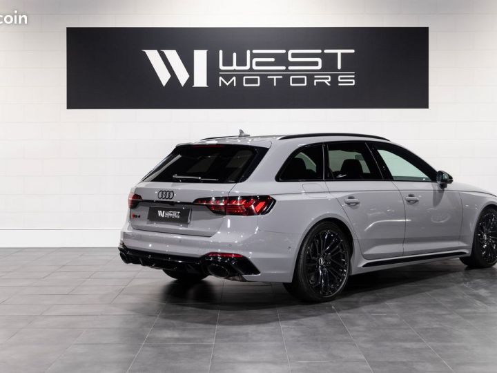 Audi RS4 B9 Avant V6 2.9 450 – Française TO Échap. Sport Châssis Carbone B&O 1399EMOIS Gris - 4