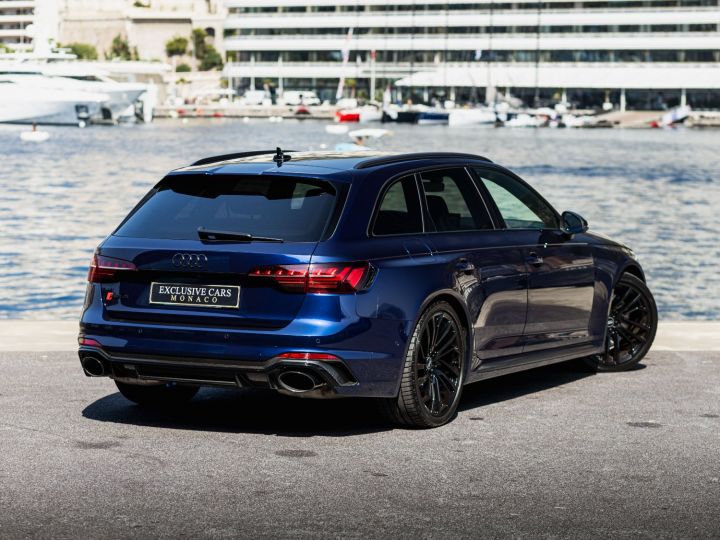 Audi RS4 V (2) AVANT V6 2.9 TFSI 450 CV QUATTRO TIPTRONIC - MONACO Bleu Marine Métal - 8