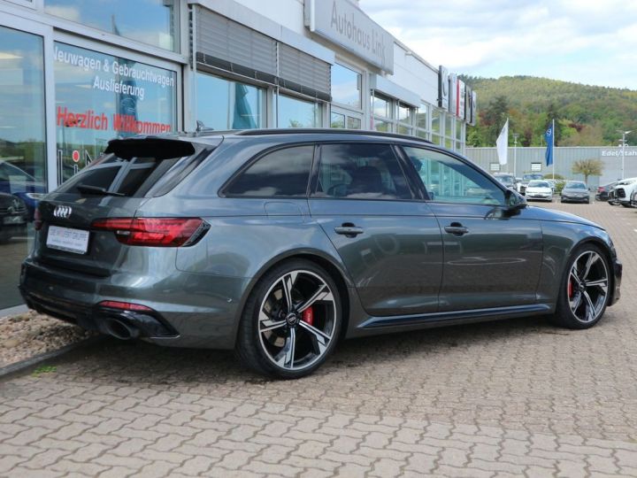 Audi RS4 V6 2.9 TFSI Avant 450 Quattro 1èreM Pack Carbon TOP B&O ACC Sièges chauffants et massants Affichage tête haute  Garantie 12 mois Prémium TVA Récup. Gris Daytona - 5