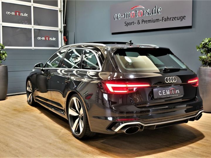 Audi RS4 V6 2.9 TFSI Avant 450 Quattro TOP ACC 1èreM Sièges chauffants et massants AFF.T.H. Garantie 12 mois Prémium Noire - 4