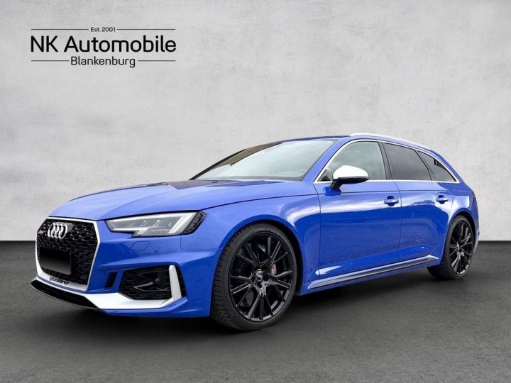 Audi RS4 V6 2.9 TFSI Avant 450 Quattro TOP Caméra ACC B&O AFF.T.H. Garantie 12 mois Prémium Bleu - 1