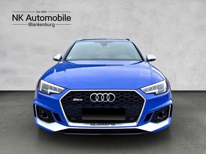 Audi RS4 V6 2.9 TFSI Avant 450 Quattro TOP Caméra ACC B&O AFF.T.H. Garantie 12 mois Prémium Bleu - 4