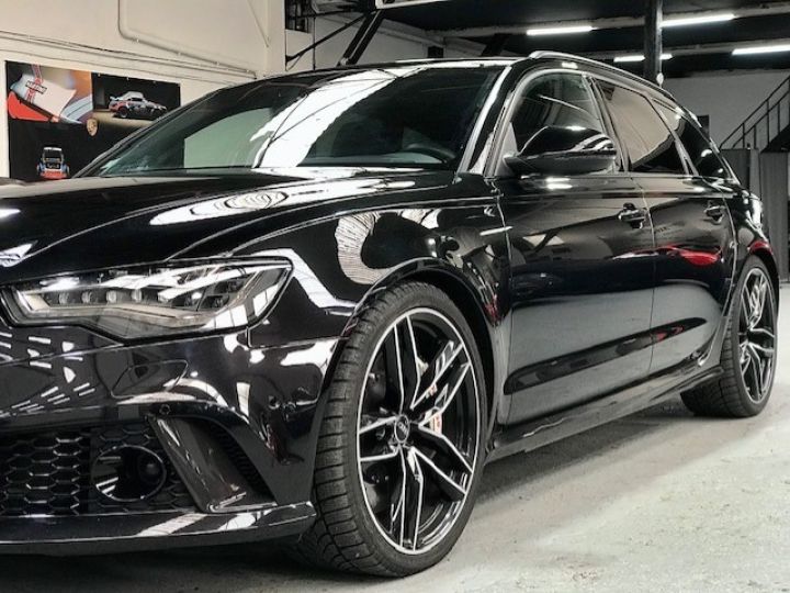 Audi RS6 AUDI RS6 4.0 TFSI 560 QUATTRO /HEAD UP/ PACK CARBONE/ BANG/ PANO /21 /FULL OPTIONS Noir Panthere - 4