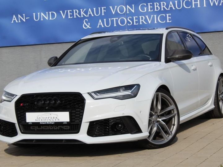 Audi RS6 Audi RS6 4.0TFSI Quattro 560 CARBON-PACK T.H. TOP B&O ACC Garantie 12 Mois Blanche - 1