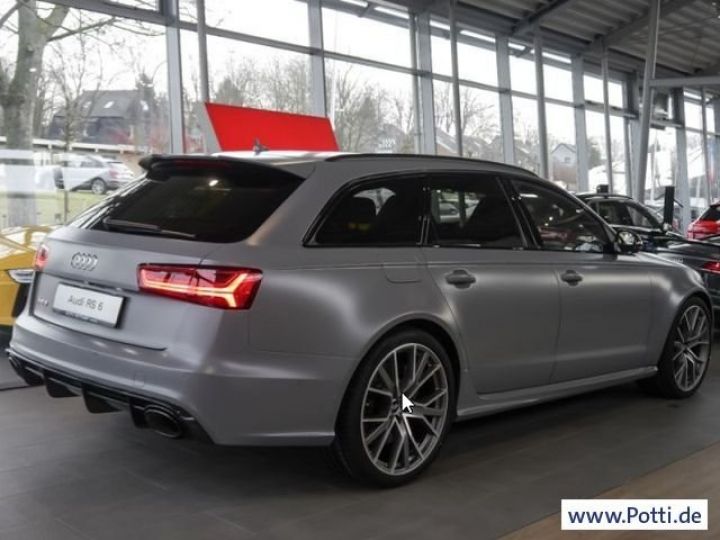 Audi RS6 Audi RS6 Avant 4.0 TFSi Q. Performance JA 21TOP ACC 360° Volant Chauffant B&O Garantie 12 Mois Grise Mat - 3