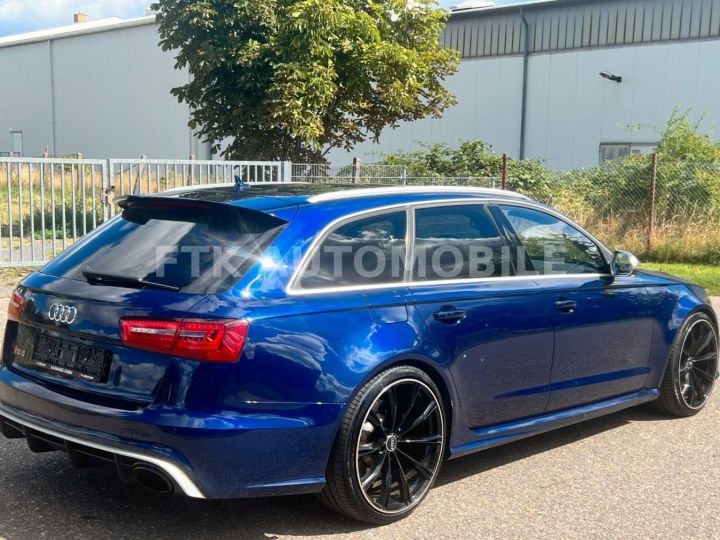 Audi RS6 Avant 4.0 TFSI Quattro / Toit Pano / Feux Matrix / Caméra / Première Main / Garantie 12 Mois Bleu - 6