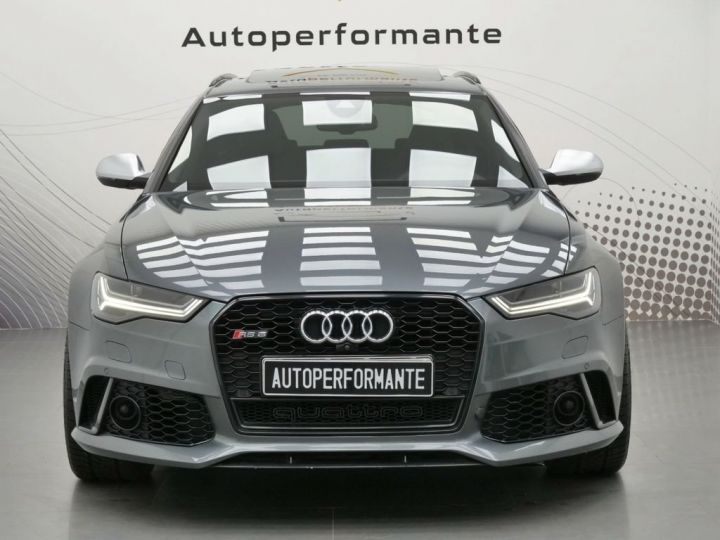Audi RS6 Avant 4.0 TFSI V8 quattro Tip Tronic - Toit panoramique en verre ouvrant - Q HuD Milltek - Caméra surround 360° Gris métallisée - 2