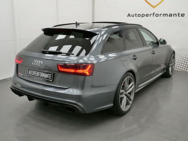 Audi RS6 Avant 4.0 TFSI V8 Quattro Tip Tronic - Toit Panoramique En Verre Ouvrant - Q HuD Milltek - Caméra Surround 360° Gris Métallisée - 4