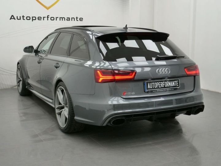 Audi RS6 Avant 4.0 TFSI V8 Quattro Tip Tronic - Toit Panoramique En Verre Ouvrant - Q HuD Milltek - Caméra Surround 360° Gris Métallisée - 6