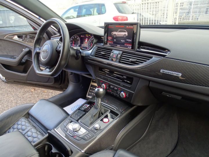 Audi RS6 AVANT 4.0L TFSI Tipt 560Ps / Jtes 21 PDC + Cameras 360 Echap Sport .... noir metallisé - 11