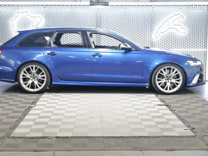 Audi RS6 avant v8 4.0tfsi 560 quattro pack dynamique vision nocturne -bang & olufsen key less go detecteur angles mort home link vmax 280km ja 21- soft close 2 Bleu - 3