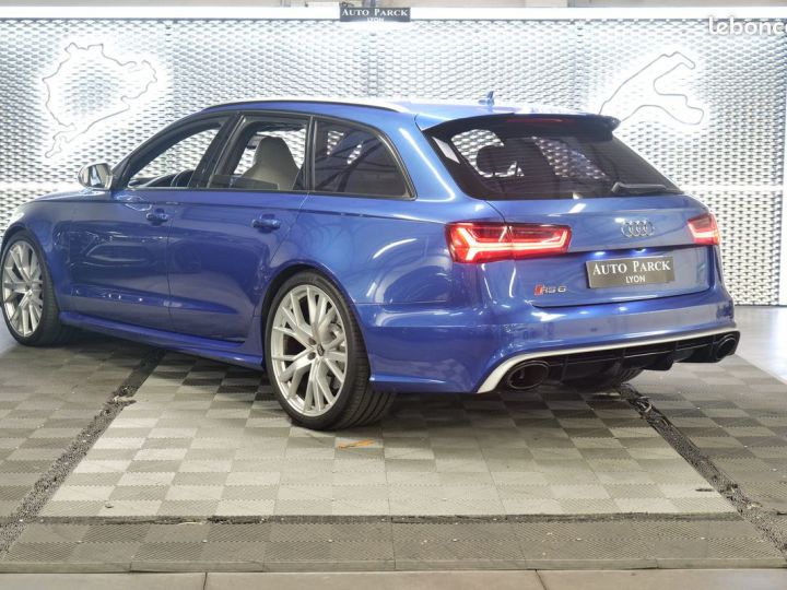 Audi RS6 avant v8 4.0tfsi 560 quattro pack dynamique vision nocturne -bang & olufsen key less go detecteur angles mort home link vmax 280km ja 21- soft close 2 Bleu - 4