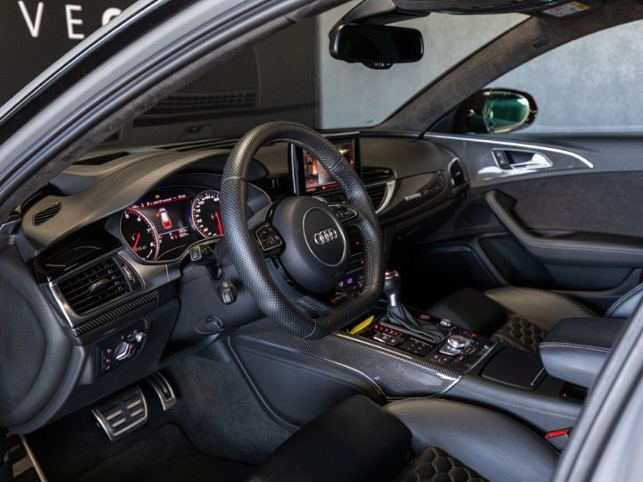 Audi RS6 Performance 605 Ch - 950 €/mois - Echap. Titane AUDI Sport By AKRAPOVIC - Matrix LED, Pack Dynamique, Caméras 360 - Révisée 04/2024 - Gar. 12 Mois Gris Nardo Mat - 12