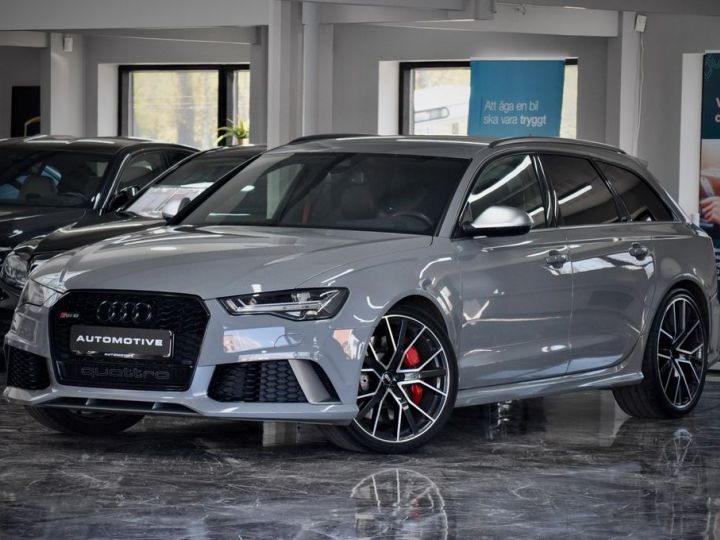 Audi RS6 V8 4.0 performance 605 LED Matrix Pack Carbon Pack Dynamic Garantie 12 mois Prémium Gris Nardo - 1