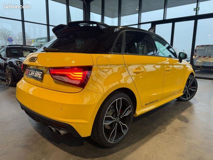 Audi S1 2.0 231ch Sportback Quattro Sièges Baquets Chauffants Xenon Pack Black Sono Bose LED 18P 409-mois Jaune - 2