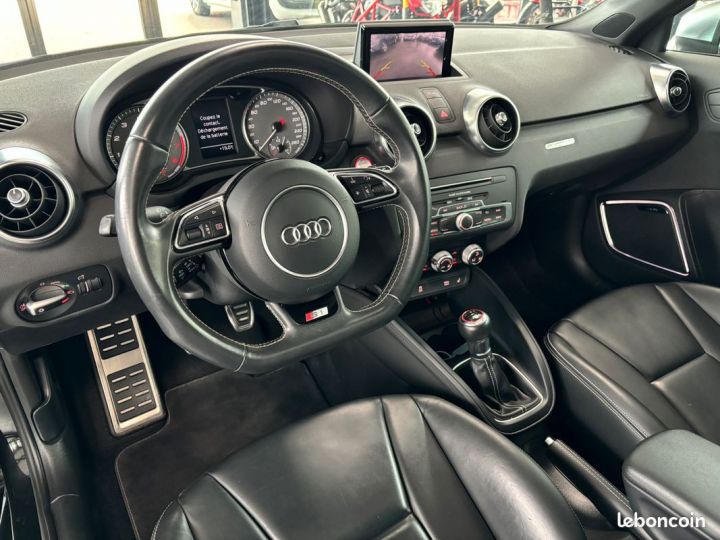 Audi S1 2.0 TFSI 231ch Quattro Garantie 6 ans TO Baquet Bose Xenon Camera Keyless 18P 465-mois Noir - 3