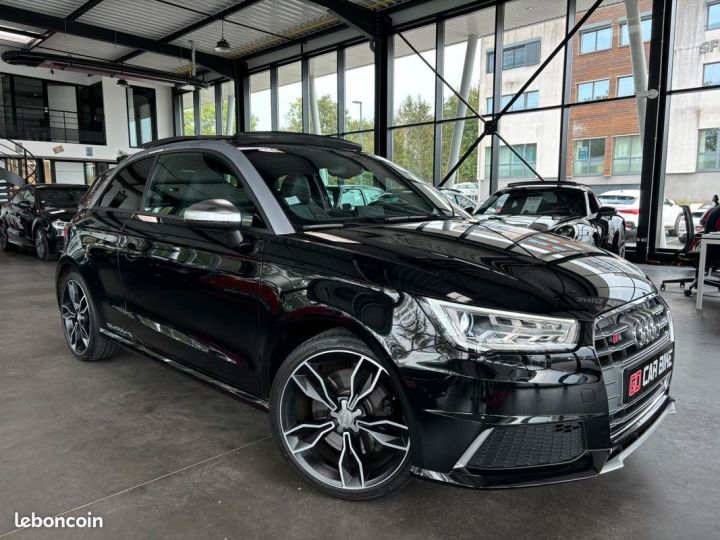 Audi S1 2.0 TFSI 231ch Quattro Garantie 6 ans TO Baquet Bose Xenon Camera Keyless 18P 465-mois Noir - 5