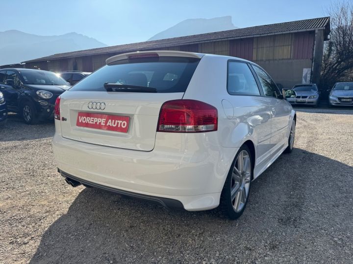 Audi S3 2.0 TFSI 265CH QUATTRO/ SIEGE CHAUFFANT/ DISTRIBUTION NEUVE / Blanc - 4