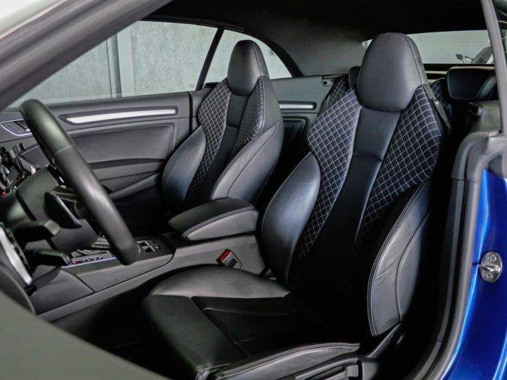 Audi S3 Cabriolet 2.0 TFSI 300 Ch Quattro S-Tronic - Sièges Sport S, Magnetic Ride, Bang & Olufsen - Révisée 2021 - Gar. 12 Mois Bleu Estoril Métallisé - 26