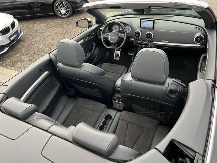 Audi S3 Cabriolet III 2.0 TFSi 300ch Quattro BVA Q-Tronic GPS Caméra Crit'air1 Marron - 28