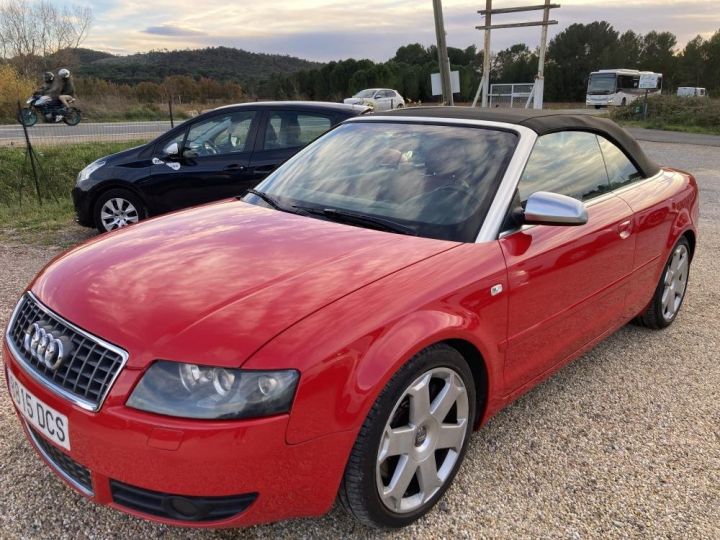 Audi S4 IV CABRIOLET 4.2 V8 QUATTRO 344 TIPTRONIC Rouge - 1