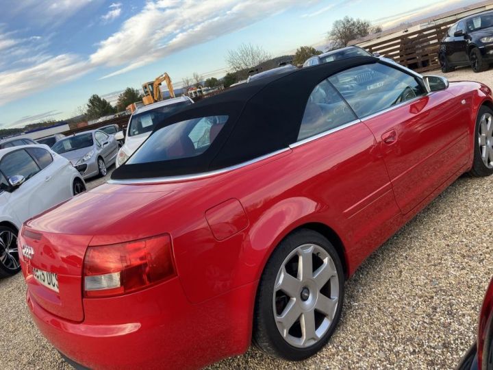 Audi S4 IV CABRIOLET 4.2 V8 QUATTRO 344 TIPTRONIC Rouge - 5