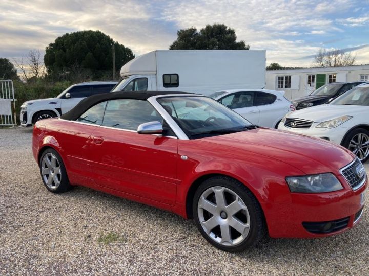 Audi S4 IV CABRIOLET 4.2 V8 QUATTRO 344 TIPTRONIC Rouge - 6