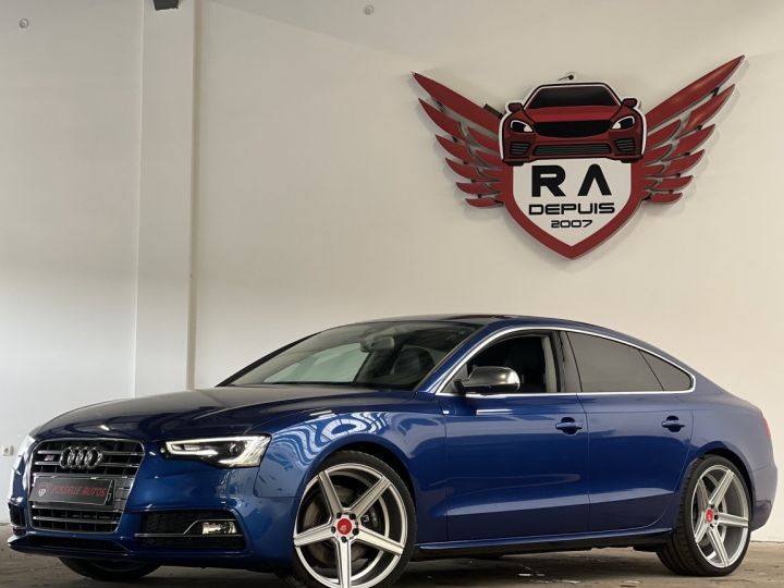 Audi S5 Sportback 3.0 TFSI 333CH S-LINE QUATTRO S-TRONIC Bleu Métallisé - 2