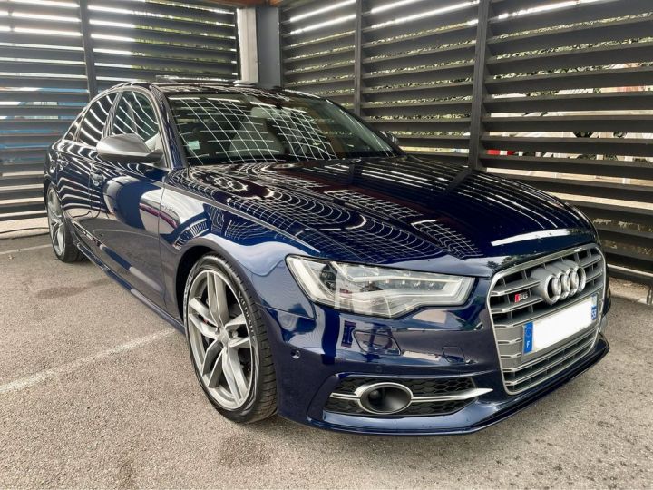 Audi S6 4.0 v8 tfsi 420 ch quattro s-tronic 7 toit ouvrant camera bose carbone suivi Bleu - 1