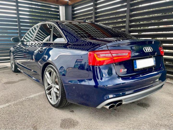 Audi S6 4.0 v8 tfsi 420 ch quattro s-tronic 7 toit ouvrant camera bose carbone suivi Bleu - 3