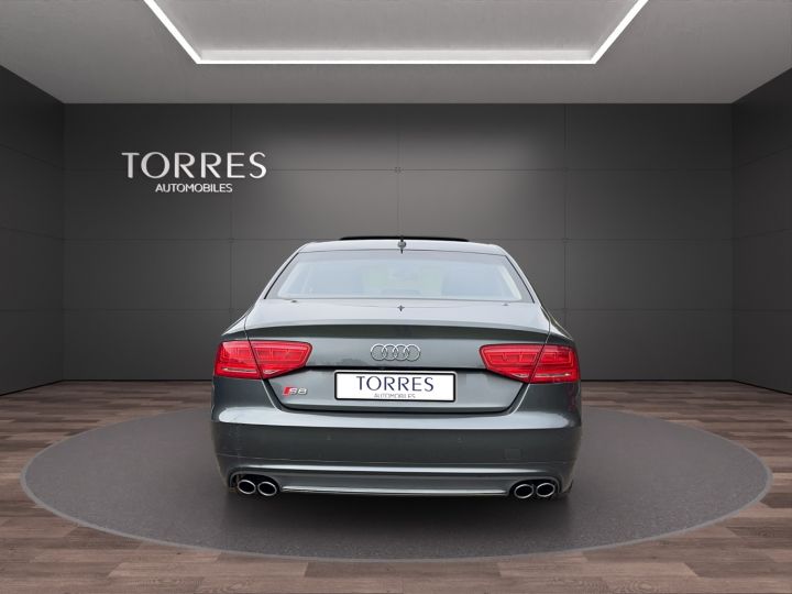 Audi S8 4.0 V8 520ch Quattro Tiptronic 8 première main Gris - 5