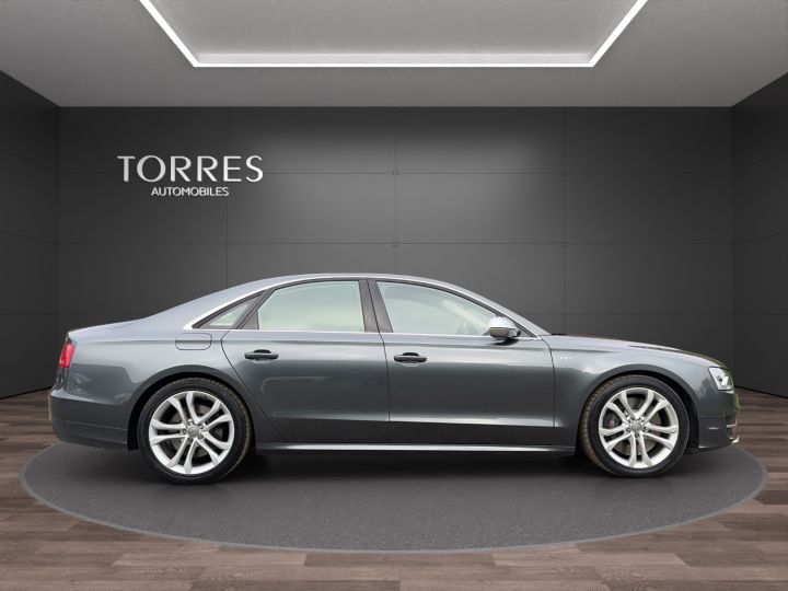 Audi S8 4.0 V8 520ch Quattro Tiptronic 8 première main Gris - 7