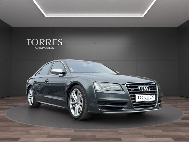 Audi S8 4.0 V8 520ch Quattro Tiptronic 8 première main Gris - 8