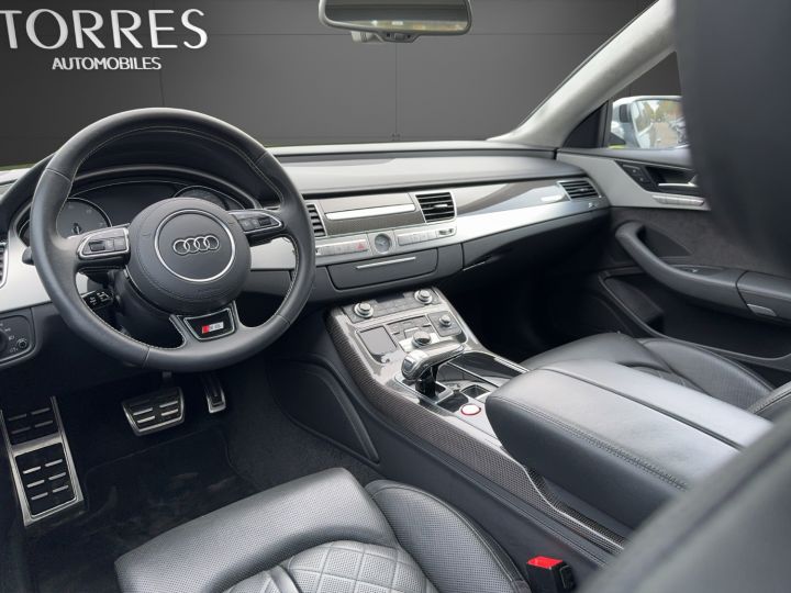 Audi S8 4.0 V8 520ch Quattro Tiptronic 8 première main Gris - 10