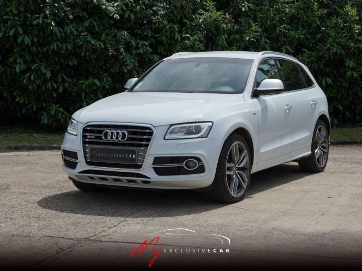 Audi SQ5 AUDI SQ5 3.0 V6 326Ch QUATTRO TIPTRONIC 8 - GARANTIE 12 MOIS - Entretiens à Jour - Très Bon état - Caméra De Recul - Sièges Chauffants Et électriques Blanc Glacier Métal - 1