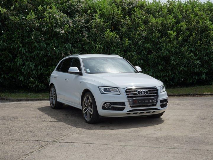 Audi SQ5 AUDI SQ5 3.0 V6 326Ch QUATTRO TIPTRONIC 8 - GARANTIE 12 MOIS - Entretiens à Jour - Très Bon état - Caméra De Recul - Sièges Chauffants Et électriques Blanc Glacier Métal - 3