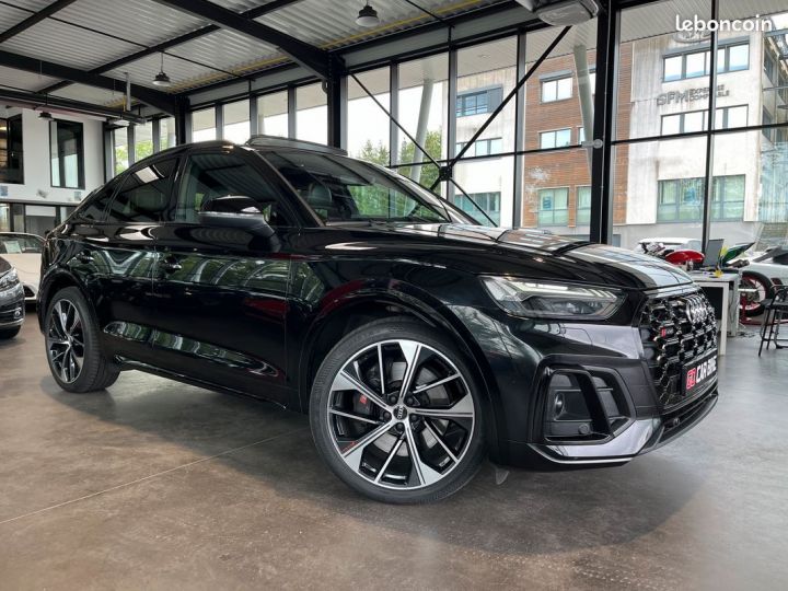 Audi SQ5 Sportback 341 ch Français Toit Ouvrant Bang&Olufsen Carplay Affichage Tête Haute Camera Keyless Suspension pilotée Pack Black 21P Garantie 6 ans 1129- Noir - 3